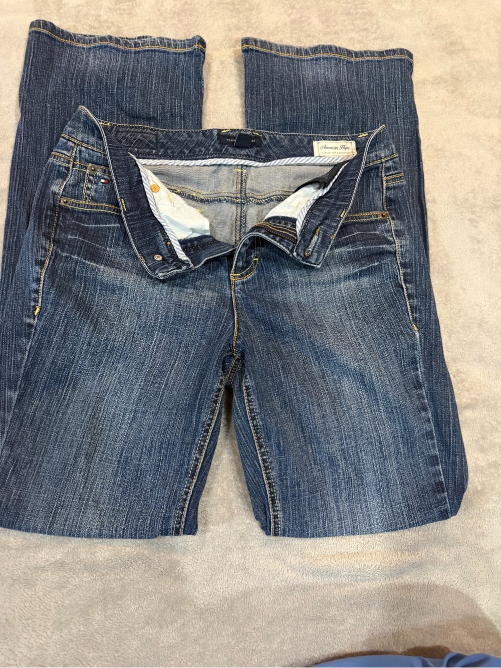Tommy Hilfiger Dark Blue Boot Cut Jeans